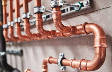 metal pipes plumbing