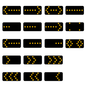 solar arrow board pattern solar arrow board pattern