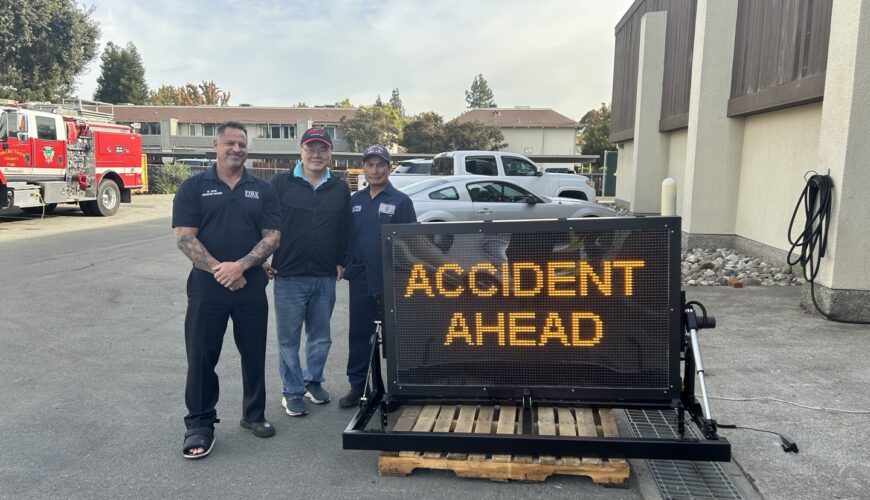 vms board at concord fire department