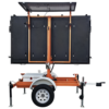 traffic safety equipment - VMS trailer back view