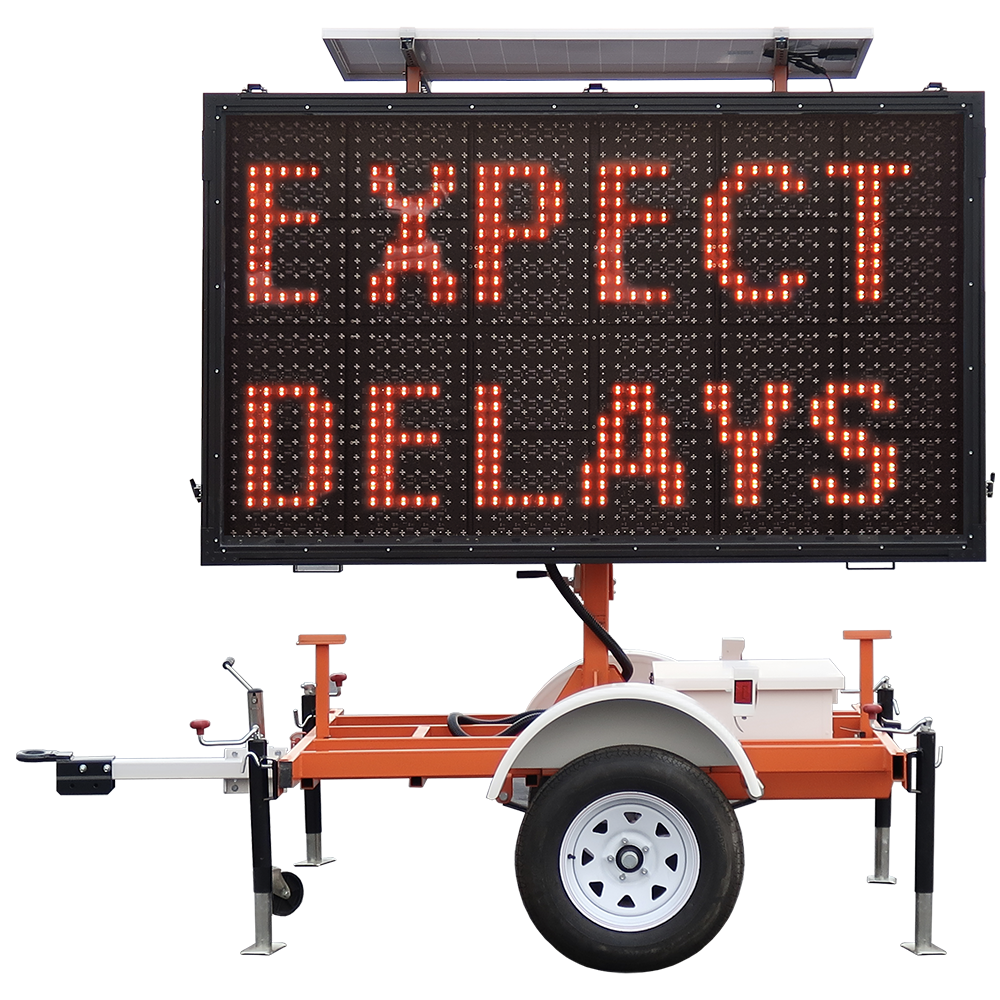 traffic safety equipment - VMS trailer front view