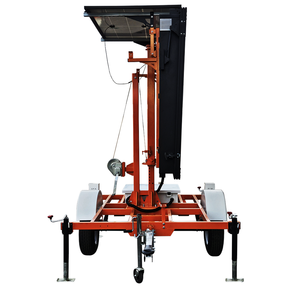 traffic safety equipment - VMS trailer side view