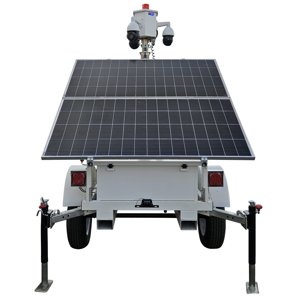 mobile surveillance trailer front mobile surveillance trailer front