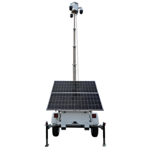 mobile surveillance trailer front