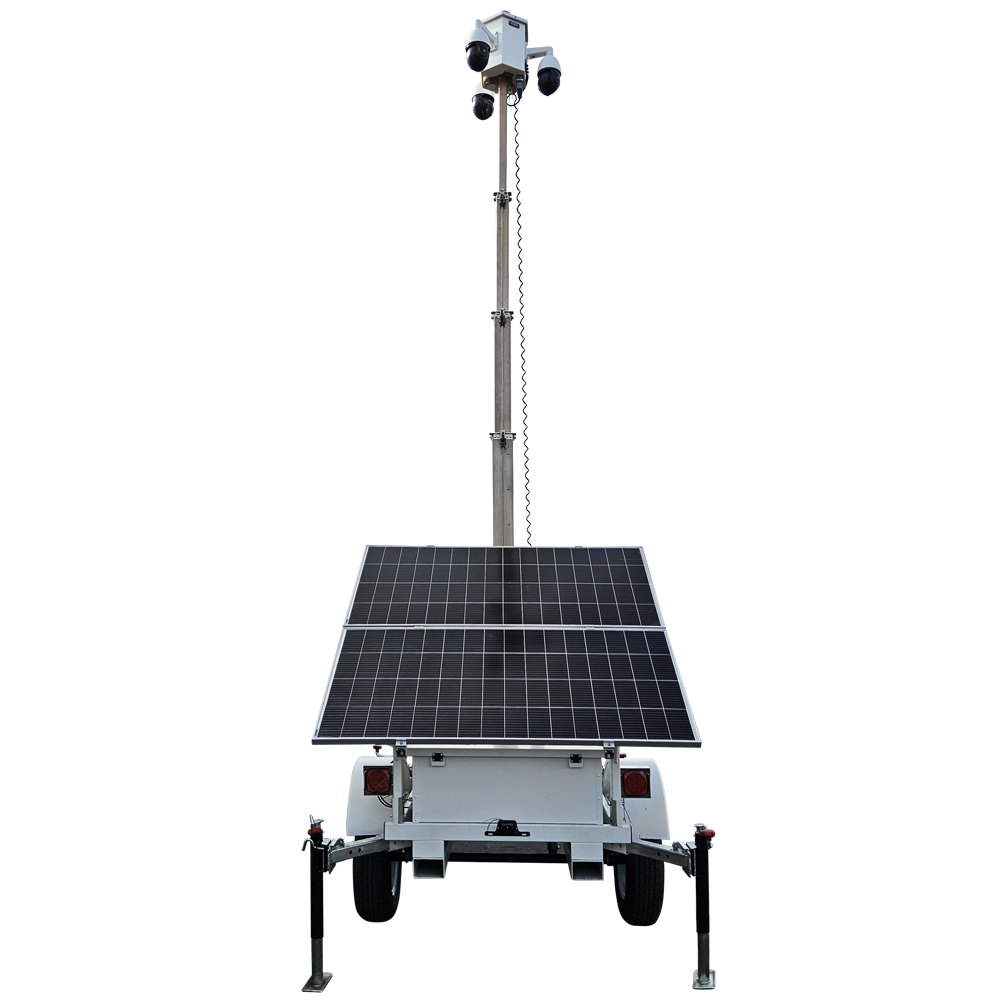 mobile surveillance trailer front mobile surveillance trailer front